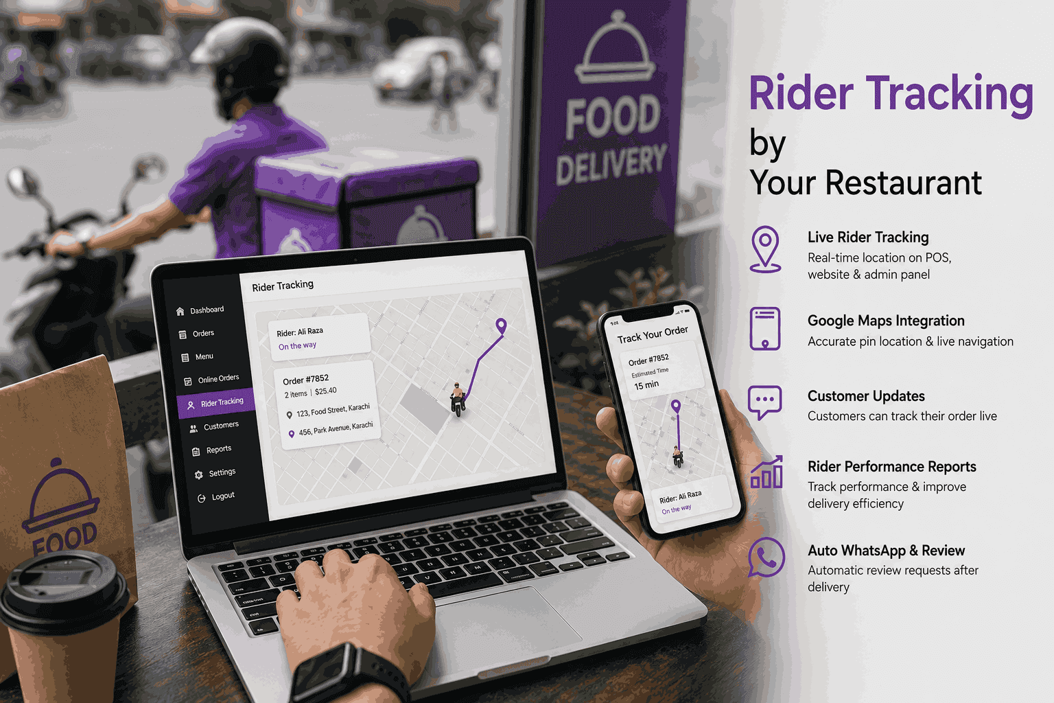 Big News from ePOSmatic: Rider Tracking Feature Is Here