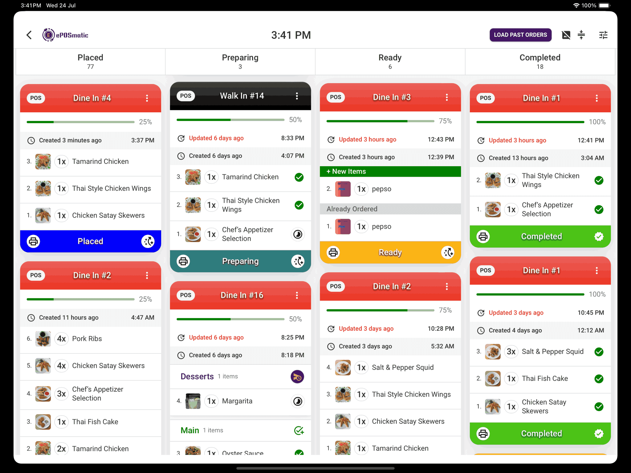 Kitchen Display Screen