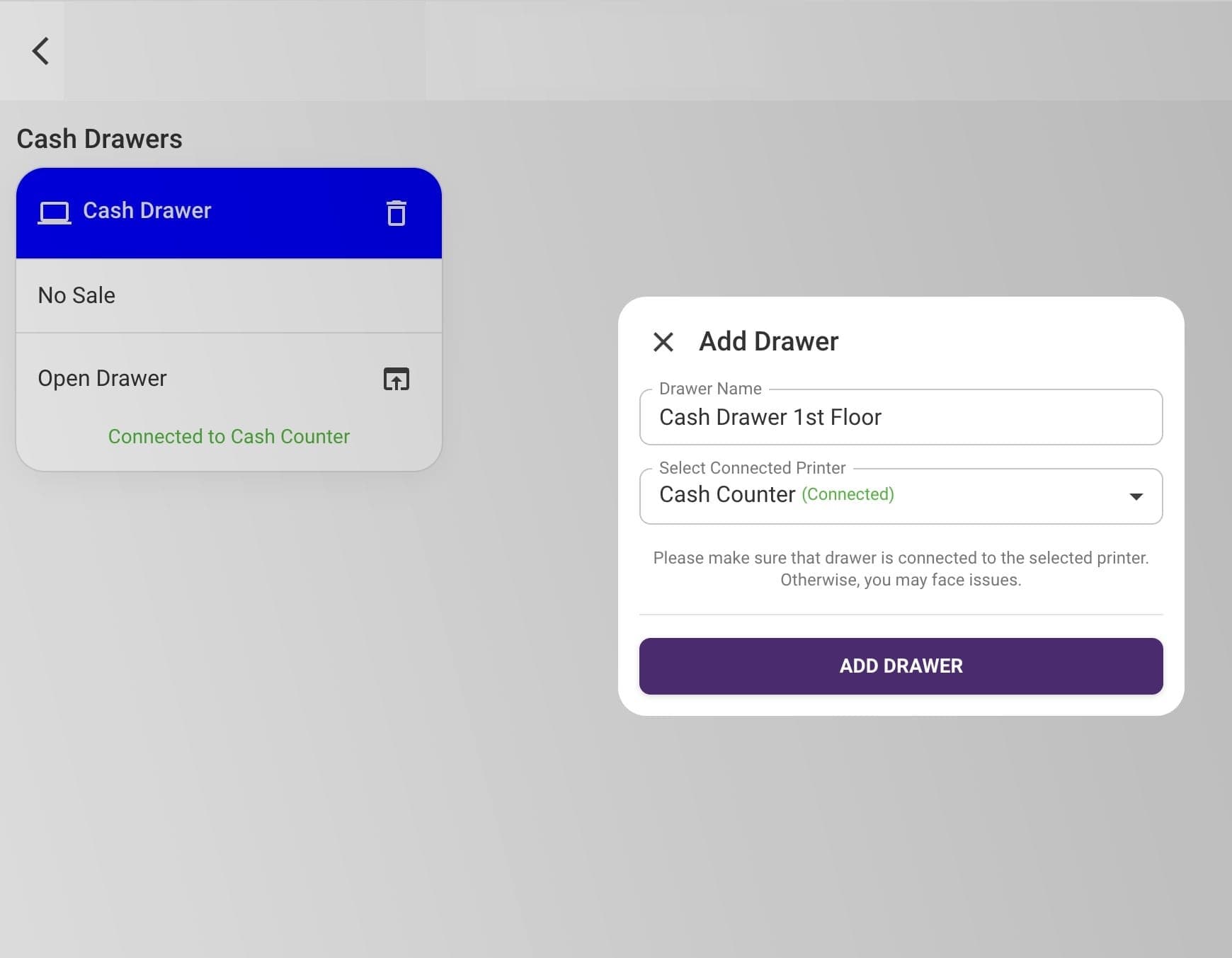 Cashier Management System